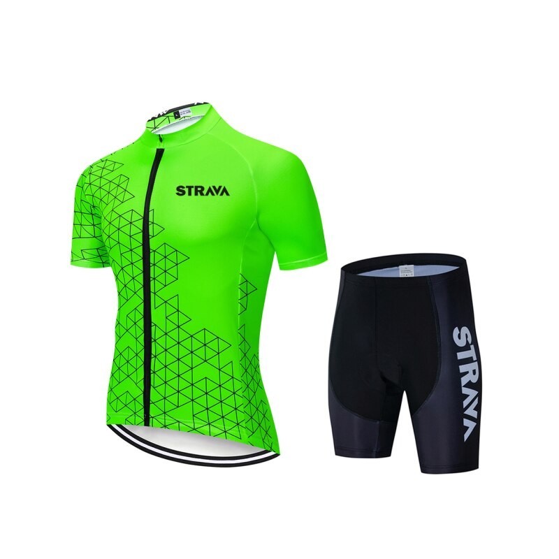 2021 STRAVA Summer Cycling Jersey Maillot Ropa Ciclismo Bicycle Clothing MTB Bike Clothes Uniform Pro Cycling Set|Cy